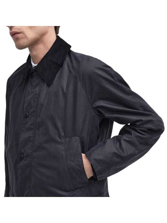 VESTE ASHBY NAVY MWX 0339 NY92 BARBOUR HOMME STRASBOURG BOUTIQUE profil