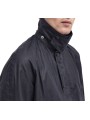 VESTE ASHBY NAVY MWX 0339 NY92 BARBOUR HOMME STRASBOURG BOUTIQUE col remonté