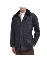 VESTE ASHBY NAVY MWX 0339 NY92 BARBOUR HOMME STRASBOURG BOUTIQUE porté