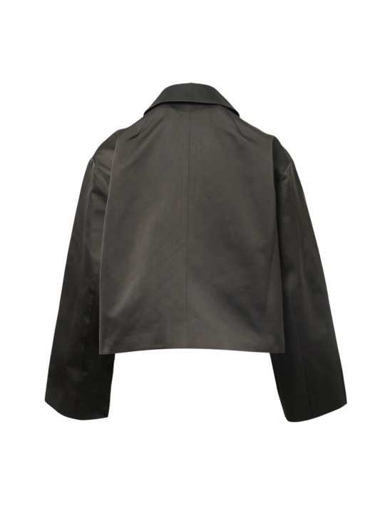 Blouson Heizer Mac Jacket poches zippées dark dust Rick Owens femme RP01F6705 THD 78 boutique strasbourg shop store online back