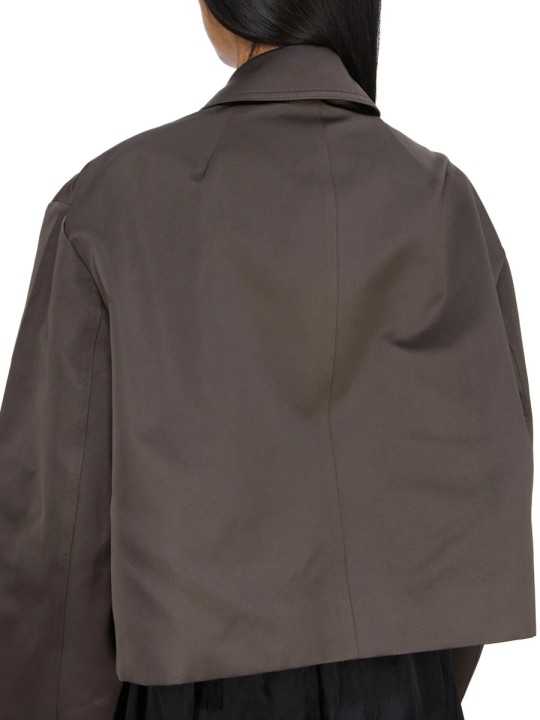 Blouson Heizer Mac Jacket poches zippées dark dust Rick Owens femme RP01F6705 THD 78 boutique strasbourg shop store online back