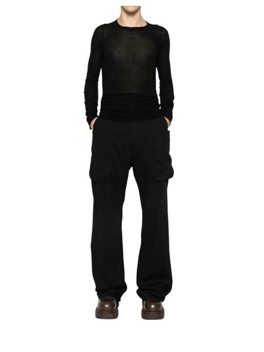 JEANS STEFAN NOIR POCHES RABATS RU01F2334 WT 09 RICK OWENS HOMME STRASBOURG look