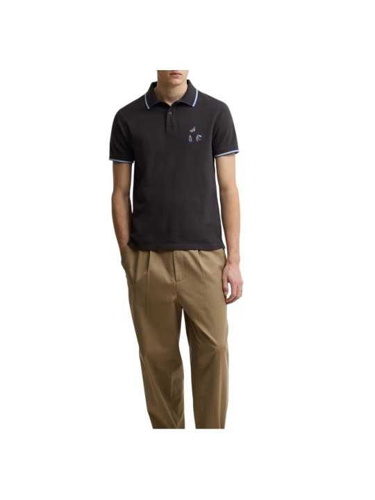 POLO MARINE LISERE RAYE HAMECONS PAUL SMITH MML1555 NY74 BARBOUR HOMME boutique Strasbourg look