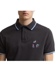 POLO MARINE LISERE RAYE HAMECONS PAUL SMITH MML1555 NY74 BARBOUR HOMME boutique Strasbourg détail