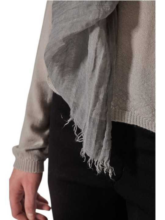 CHECHE PASHMINA EUCALYPTUS SANDY MEGA 140X200 RP01F6469 SCAR 35 RICK OWENS boutique Strasbourg détail