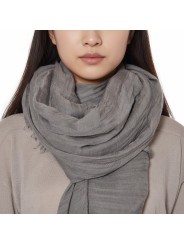 CHECHE PASHMINA EUCALYPTUS SANDY MEGA 140X200 RP01F6469 SCAR 35 RICK OWENS boutique Strasbourg front