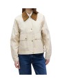 VESTE COURTE SABLE COL VELOURS FENTES LIENS MEDLAND LSP0304 CR31 BARBOUR FEMME face