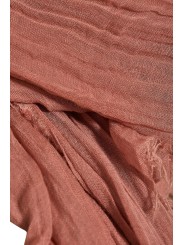 CHECHE PASHMINA CORAL SANDY MEGA 140X200 RP01F6469 SCAR 83 RICK OWENS FEMME tissu