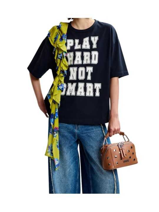 SAC JERI STUDDED MINI BOBBI BAG RAW SIENNE CAMEL JERIRS06 ESSENTIEL ANTWERP FEMME look