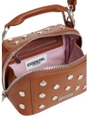 SAC JERI STUDDED MINI BOBBI BAG RAW SIENNE CAMEL JERIRS06 ESSENTIEL ANTWERP FEMME intérieur