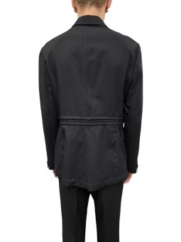 VESTE NOIR MULTIPOCHES TAILLE AJUSTEE M1R 2356 V01746 79 PAUL SMITH HOMME dos