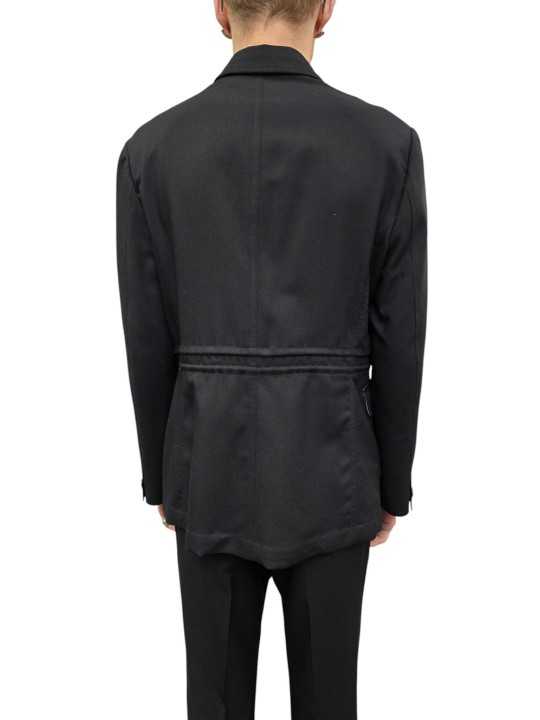 VESTE NOIR MULTIPOCHES TAILLE AJUSTEE M1R 2356 V01746 79 PAUL SMITH HOMME dos