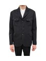 VESTE NOIR MULTIPOCHES TAILLE AJUSTEE M1R 2356 V01746 79 PAUL SMITH HOMME face