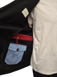 VESTE NOIR MULTIPOCHES TAILLE AJUSTEE M1R 2356 V01746 79 PAUL SMITH HOMME intérieur