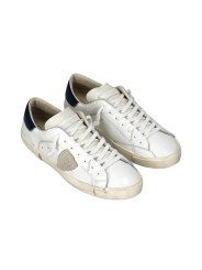 Sneakers Paris cuir blanc spoiler navy PRSX PRLU VZ03 Philippe Model homme boutique Strasbourg baskets duo