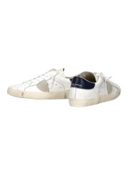 Sneakers Paris cuir blanc spoiler navy PRSX PRLU VZ03 Philippe Model homme boutique Strasbourg baskets vue