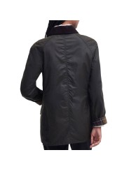 VESTE BEADNELL VERT OLIVE LWX 0668 OL71 BARBOUR FEMME STRASBOURG dos