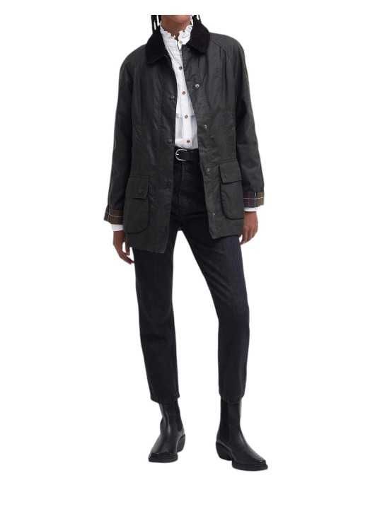 VESTE BEADNELL VERT OLIVE LWX 0668 OL71 BARBOUR FEMME STRASBOURG look