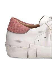 Sneakers Paris cuir blanc spoiler rose Philippe Model Femme PRLD VD05 Strasbourg boutique shop store online baskets arr