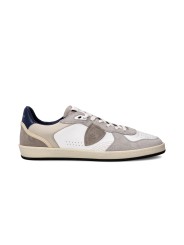 SNEAKERS PGAL CUIR BLANC SUEDE TAUPE PGLU VD02 PHILIPPE MODEL HOMME boutique Strasbourg baskets shop store online vue