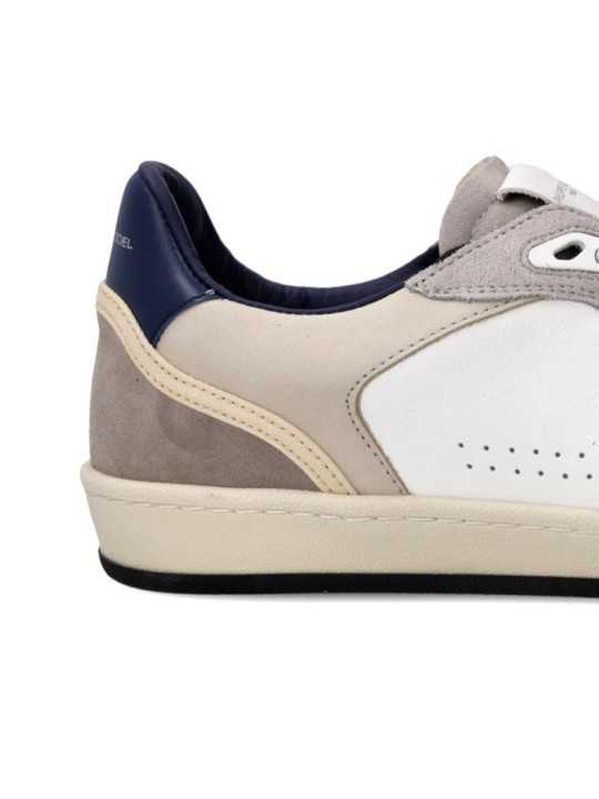 SNEAKERS PGAL CUIR BLANC SUEDE TAUPE PGLU VD02 PHILIPPE MODEL HOMME boutique Strasbourg baskets shop store online spoiler