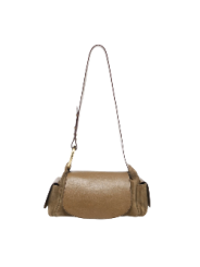 SAC MARINE VIGNE EN CUIR TAUPE CLARIS VIROT bag Strasbourg boutique shop store online-MAR-CUI-TAU-4657A vue