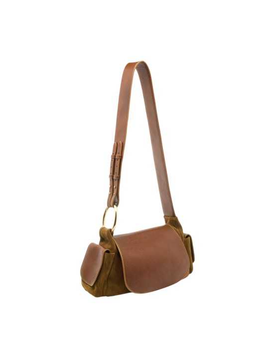 SAC MARINE VIGNE EN CUIR TABAC CLARIS VIROT bag Strasbourg boutique shop store online-MAR-CUI-TAB-4658A côté
