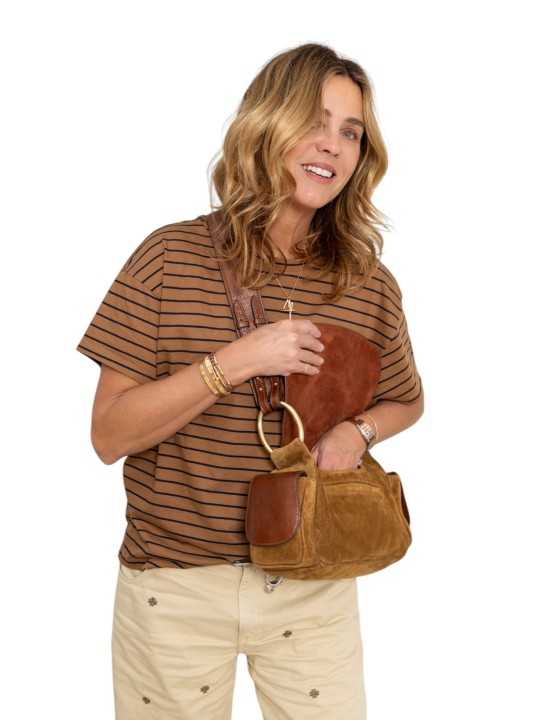 SAC MARINE VIGNE EN CUIR TABAC CLARIS VIROT bag Strasbourg boutique shop store online-MAR-CUI-TAB-4658A look