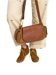 SAC MARINE VIGNE EN CUIR TABAC CLARIS VIROT bag Strasbourg boutique shop store online-MAR-CUI-TAB-4658A vue