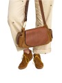 SAC MARINE VIGNE EN CUIR TABAC CLARIS VIROT bag Strasbourg boutique shop store online-MAR-CUI-TAB-4658A vue
