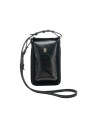 Porte téléphone suède cuir damier noir Misha Claris Virot 4539 MISHA CHECK EMBOSSE NOIR boutique Strasbourg shop store sac