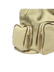 SAC LENNY CUIR BUBBLE VERT CLAIR GROSSES POCHES CARGO 4587 CLARIS VIROT LENNY VERDELATTE BUBBLE boutique Strasbourg bag shop 4