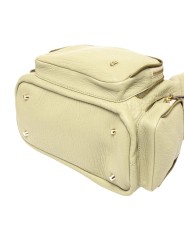 SAC LENNY CUIR BUBBLE VERT CLAIR GROSSES POCHES CARGO 4587 CLARIS VIROT LENNY VERDELATTE BUBBLE boutique Strasbourg bag shop 5