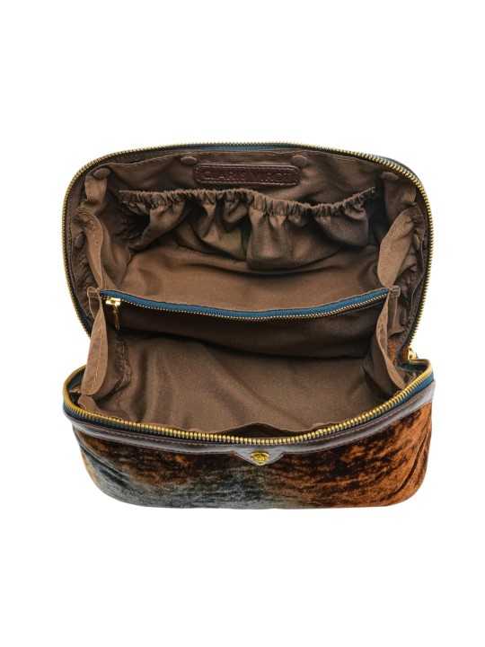 Trousse de toilette pan de velours Charlotte terracielo Claris Virot 4560 boutique Strasbourg store bag in