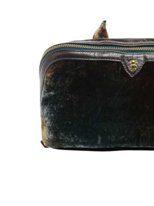 Trousse de toilette pan de velours Charlotte terracielo Claris Virot 4560 boutique Strasbourg store bag z