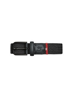 CEINTURE ATLANTA BLACK BLACK BUCKLE LA BOUCLE belt Boutique Strasbourg base