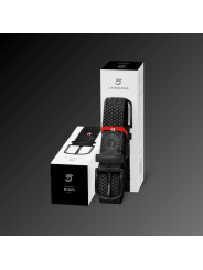 CEINTURE ATLANTA BLACK BLACK BUCKLE LA BOUCLE belt Boutique Strasbourg pack