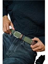 CEINTURE EDINBURGH MONO GREEN LA BOUCLE MIXTE STRASBOURG BOUTIQUE 9