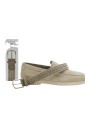 CEINTURE LAZIO SUEDE WAXED COTTON TAUPE LA BOUCLE STRASBOURG FASHION 2