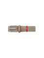 CEINTURE LAZIO SUEDE WAXED COTTON TAUPE LA BOUCLE STRASBOURG FASHION 1