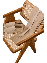 CEINTURE KNOKKE SUEDE DUO BEIGE LA BOUCLE STRASBOURG FASHION MIXTE 2