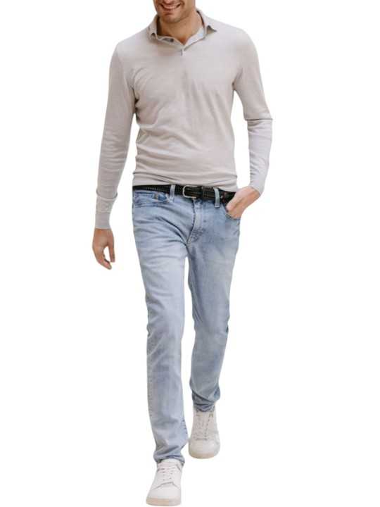 CEINTURE MILANO LEATHER BLACK LA BOUCLE STRASBOURG FASHION porté 2