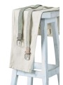CEINTURE VENETO SUEDE WAXED COTTON TRUFFLE GREEN LA BOUCLE STRASBOURG BOUTIQUE détail 1