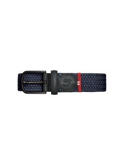 CEINTURE MEMPHIS ODISSEY GREY BLACK BUCKLE LA BOUCLE STRASBOURG FASHION focus