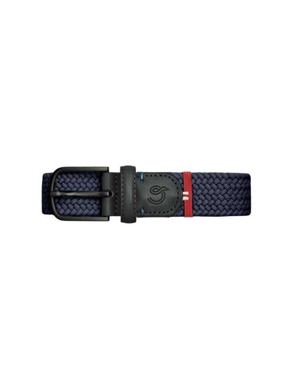 CEINTURE MEMPHIS ODISSEY GREY BLACK BUCKLE LA BOUCLE STRASBOURG FASHION focus