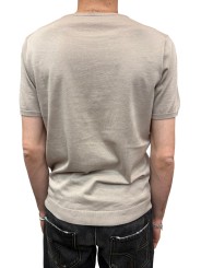 MAILLE COL ROND MANCHES COURTES SABLE U0288 M5208 15 UNGARO HOMME STRASBOURG dos