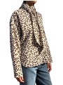CHEMISE LAVALLIERE LEOPARD BLANCHE MARRON KHALEESI K3BA Strasbourg Fashion côté