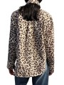 CHEMISE LAVALLIERE LEOPARD BLANCHE MARRON KHALEESI K3BA Strasbourg Fashion dos