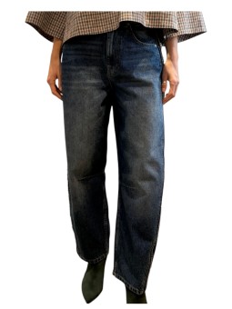 JEANS BARREL CONTRASTE NAVY KASHBA K1MW ESSENTIEL ANTWERP Strasbourg fashion AVANT