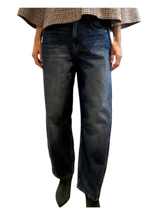 JEANS BARREL CONTRASTE NAVY KASHBA K1MW ESSENTIEL ANTWERP Strasbourg fashion AVANT